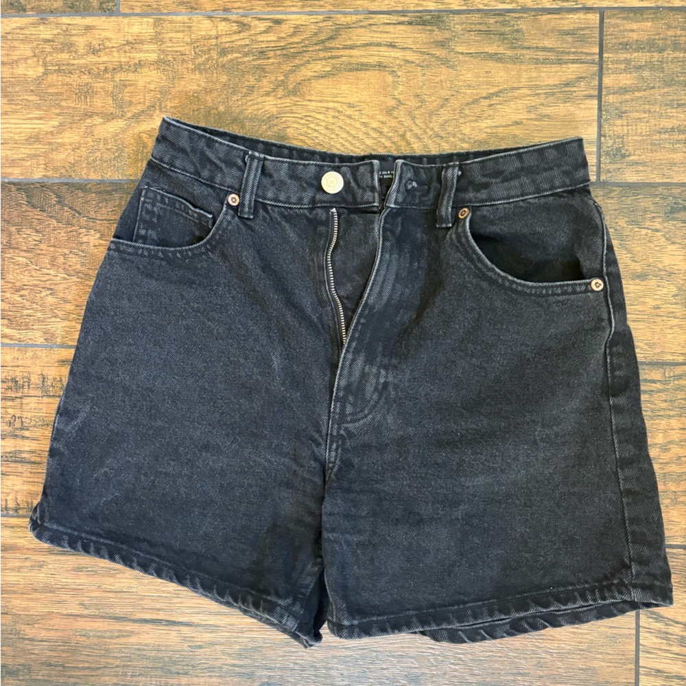 Zara Black Denim Shorts